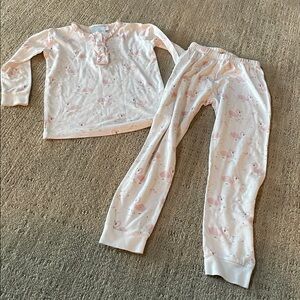 Little English…Pink Flamingo Pajama Set made of 100 % Pima cotton